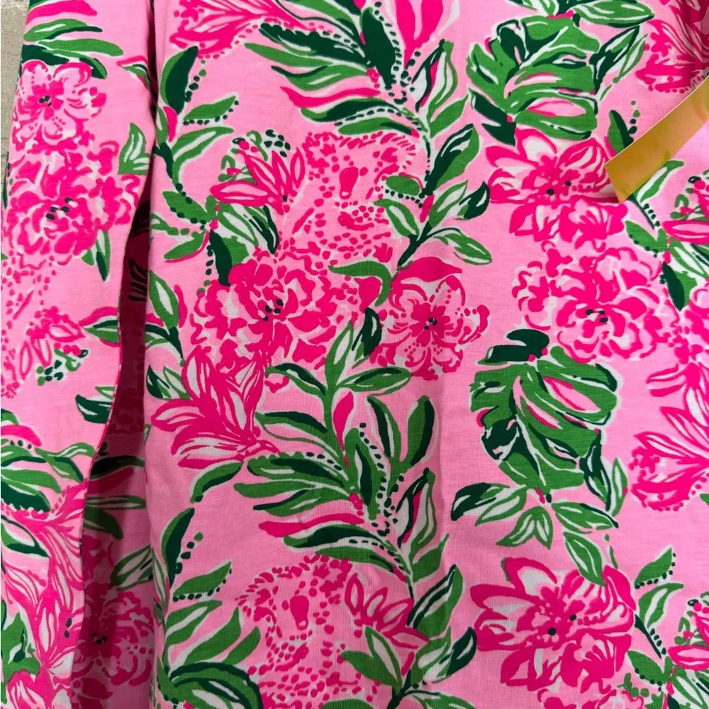 Lilly Pulitzer Floral Pink and Green Kids Pajamas